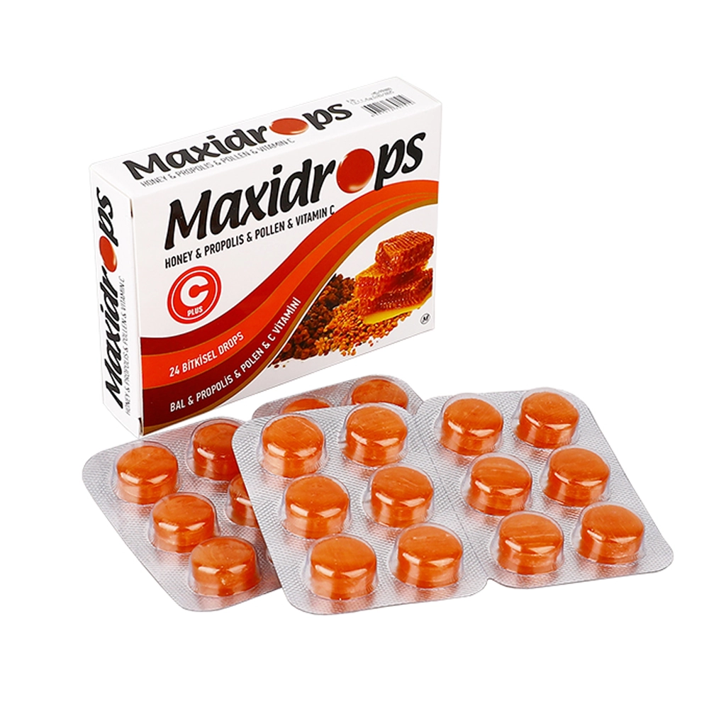 Maxidrops Bal - Propolis - Polen - C Vitamin Boğaz Pastili